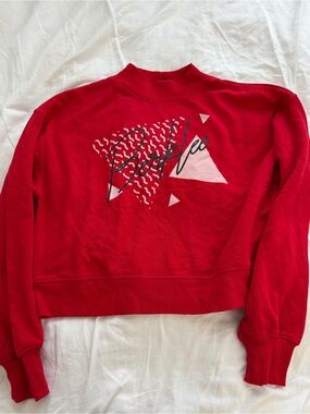 Red Berklee Mockneck Sweatshirt